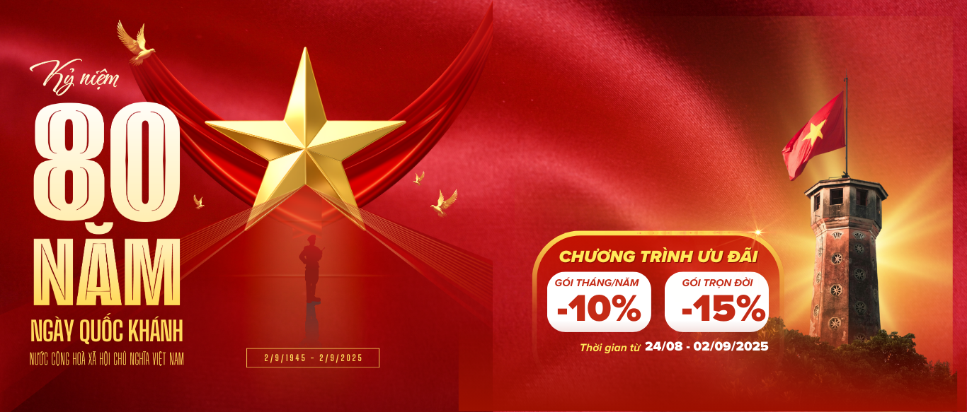 Khuyến Mãi Phần Mềm Mừng Quốc Khánh 2/9 – Giảm Đến 15% VShorts & VBDSP