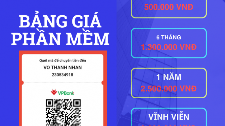 THÔNG BÁO VỀ VIỆC ĐIỀU CHỈNH GIÁ PHẦN MỀM VBDSP từ ngày 06/09/2025