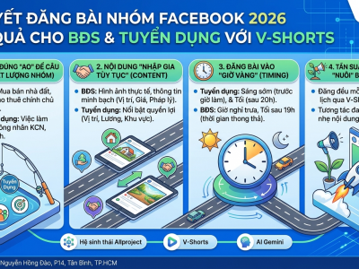 B&iacute; Quyết Đăng B&agrave;i Nh&oacute;m Facebook 2026 Hiệu Quả Cho BĐS V&agrave; Tuyển Dụng Với V-Shorts