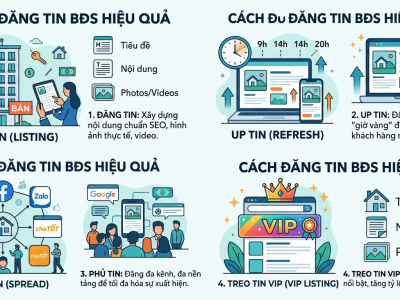 C&aacute;ch Đăng Tin Bất Động Sản Thu H&uacute;t Kh&aacute;ch H&agrave;ng TP.HCM & H&agrave; Nội