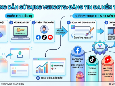 Hướng Dẫn Sử Dụng V-Shorts To&agrave;n Tập - Phần Mềm Auto Đăng B&agrave;i Đa K&ecirc;nh 2026