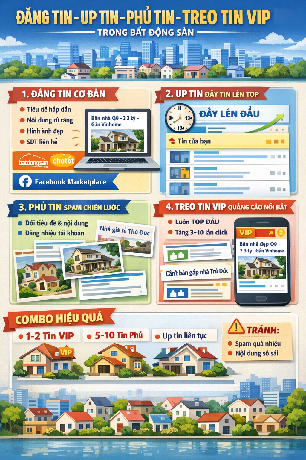 Danh s&aacute;ch tổng hợp c&aacute;c nh&oacute;m website đăng tin bất động sản miễn ph&iacute; phổ biến nhất tr&ecirc;n vbdsp